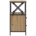 vidaXL Nočný stolík dub artisan 34x35,5x70 cm spracované drevo