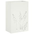 vidaXL Záhradný kvetináč 2 ks Biela 50 x 30 x 75 cm