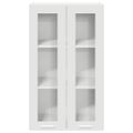 vidaXL Závesná skrinka Biela 60 x 31 x 100 cm Kompozitné drevo