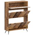 vidaXL Skriňa na topánky BREDA 78 x 24 x 103 cm Kompozitné drevo