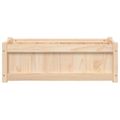 vidaXL Záhradný kvetináč 90x31x31 cm masívna borovica