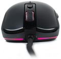 AROZZI herná myš FAVO2 Ultra Light Black/ drátová/ 16.000 dpi/ USB/ 6 tlačidiel/ RGB/ čierna Myš, herná, drátová, optická, 16000dpi, 6 tlačidiel, USB, RGB podsvietenie, čierna