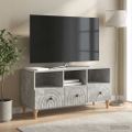 vidaXL TV skrinka Betónovo Sivá 102 x 34,5 x 50 cm Konštruované drevo