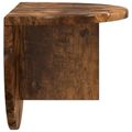 vidaXL Stenná polica 2 ks Dymová dub 48 x 24 x 24 cm Kompozitné drevo