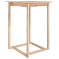 vidaXL Barový stolík 80x80x110 cm borovicový masív