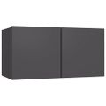 vidaXL TV skrinky 4 ks, sivé 60x30x30 cm, kompozitné drevo