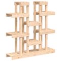 vidaXL Stojan na rastliny 104,5x25x109,5 cm masívna borovica
