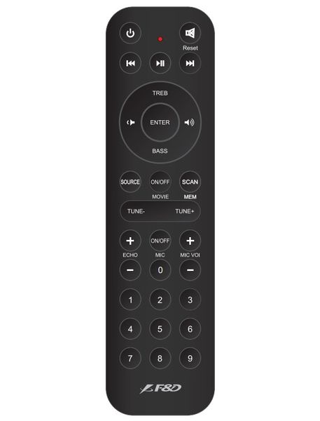 FENDA F&D repro T-70X/ 2.0/ 160W/ černé/ dřevěné/ BT5.0/ FM rádio/ USB/ optický vstup/ dálkové ovládání/ Karaoke Reproduktory, 2.0, 160W, Bluetooth 5.0, FM rádio, USB, optický vstup, dálkové ovládání, karaoke, drevené, cerné
