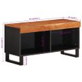 vidaXL TV skrinka 85x33x43,5 cm akáciový masív