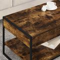 vidaXL Konferenčný stolík Dymová dub 80 x 50 x 40 cm Kompozitné drevo
