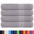 vidaXL Saunové osušky FROGN 4 ks sivé 80x200 cm 360 g/m²