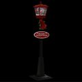 vidaXL Vianočná pouličná lampa so Santom 180 cm, LED