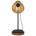 vidaXL Stolová lampa 25 W starožitná mosadzná 17x17x50 cm E27