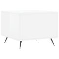 vidaXL Konferenčné stolíky 2 ks lesklé biele 50x50x40 cm kompoz. drevo