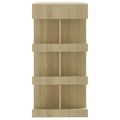 vidaXL Barový stôl+regál, dub sonoma 100x50x101,5 cm, kompozitné drevo