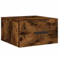 vidaXL Nástenné nočné stolíky 2 ks dymový dub 35x35x20 cm