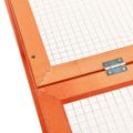 vidaXL Králikáreň 183x90x46,5 cm masívne jedľové drevo
