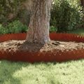 vidaXL Obrubníky trávnika 30 ks 103 x 0,05 x 22 cm Hrdzavý