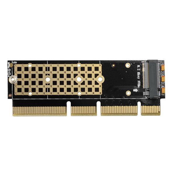 AXAGON PCEM2-1U, PCIe x16/x8/x4 - M.2 NVMe M-key slot adaptér, 1U Radic, PCIe x16/x8/x4, pro 1x M.2 SSD, NVMe M-Key, 1U
