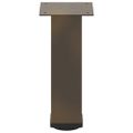 vidaXL Nohy konferenčného stolíka 4 ks, prírodná oceľ, 42-44 cm, oceľ
