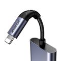 Audio adaptér Ugreen US211 Lightning na audio adaptér Mini Jack 3,5 mm 0,1 m (čierny)