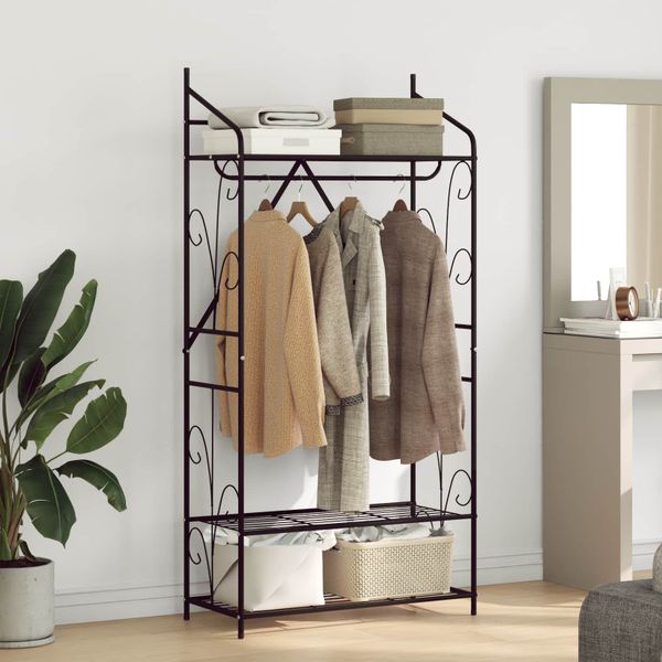 vidaXL Otvorená skriňa Jednofarebný 78 x 36 x 158 cm