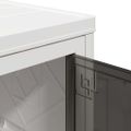 vidaXL stohovateľný úložný box kolesami 2vrstvový 28L 48,5x29,5x59,5cm