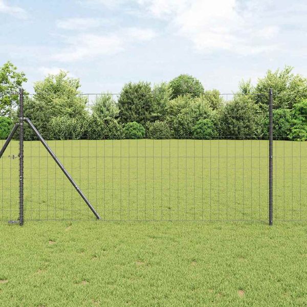 vidaXL Pevný kovaný drôtový plot 10 x 1,4 m (Š x V)