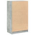 vidaXL Botník betónovo sivý 59x35x100,5 cm spracované drevo
