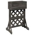 vidaXL Vertikálny záhradný trellis Sivá 48 x 30 x 70,5 cm