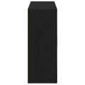 vidaXL Komoda čierna dub 91x29,5x75 cm, imitácia dreva