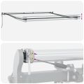 vidaXL Automaticky zaťahovacia markíza s LED hnedá 450x300 cm