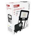 LED reflektor GLARO EMOS ZS2314B s pohybovým čidlom, 10 W, čierna, IP54, 1000 lm, neutrálna biela