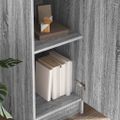 vidaXL Highboard Sivý Sonoma 35 x 39 x 168 cm