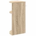 vidaXL Koncový stôl Sonoma dub 29,6 x 29,6 x 60 cm Kompozitné drevo