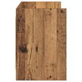vidaXL TV skrinka 130 x 33 x 47 cm Staré drevo Kompozitné drevo