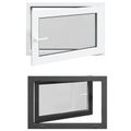 vidaXL Otočné a sklopné okno do suterénu RISOR 90 x 60 cm PVC a sklo