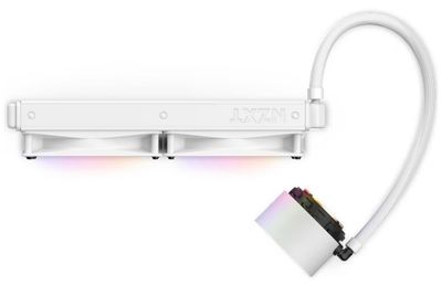 NZXT vodný chladič Kraken 280 ELITE RGB / 2x140mm RGB fan / 4-pin PWM / LCD disp. / 6 rokov / biely Vodný chladic, pre CPU, pre Intel a AMD, LCD displej, 2× 140mm ventilátor, socket 1700, 1200, 115x, AM5, AM4, 4pin PWM, RGB, 6 rokov