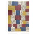 vidaXL Ručne tkaný koberec Kilim, bavlna 200x290 cm, potlač, farebný