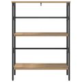 vidaXL Regál na knihy 2 úrovní 60 x 29,5 x 81 cm Kompozitné drevo