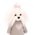 Lucky Doggy Plyšový psík Maltézska fenka - Mimi Pink Heart