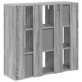 vidaXL Servírovacia skriňa Sivý Sonoma 73,5 x 24 x 69,5 cm