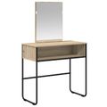 vidaXL Toaletný stolík Dub sonoma 81 x 40 x 131 cm Kompozitné drevo