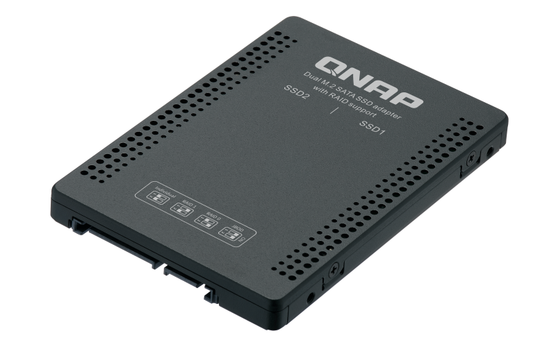 QNAP adaptér QDA-A2MAR (2x M.2 SSD SATA sloty v 2,5'' SATA rámčeku)