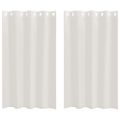vidaXL Voile záclona 2 ks Krémová 175 x 140 cm Polyester