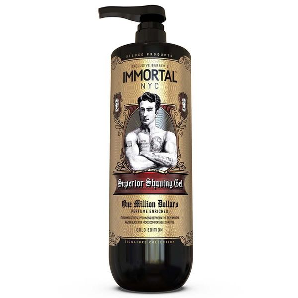 Parfumovaný gél na holenie IMMORTAL NYC One million dollars Perfumed shaving gel 1000 ml