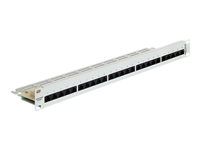 Propojovací panel - CAT 3 - RJ-45 X 25 - světle šedá, RAL 7035 - 1U - 19"