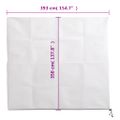 vidaXL Flísový kryt so zipsom 70 g/m² 3,93x3,5 m