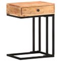 vidaXL Príručný stolík v tvare U 45x30x61 cm, akáciový masív