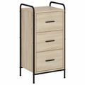 vidaXL Servírovacia skriňa Dub sonoma 97 x 33 x 81 cm Kompozitné drevo